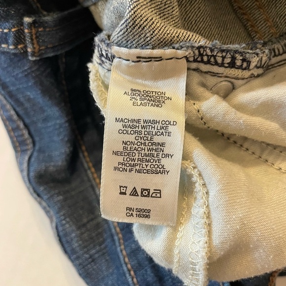 DKNY Denim Bootcut Jeans Size 8 Long - Picture 7 of 8